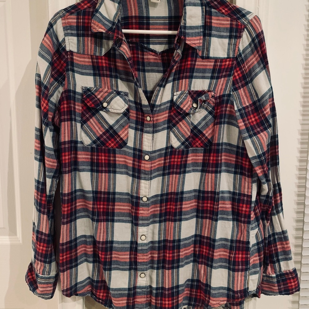 Plaid Top